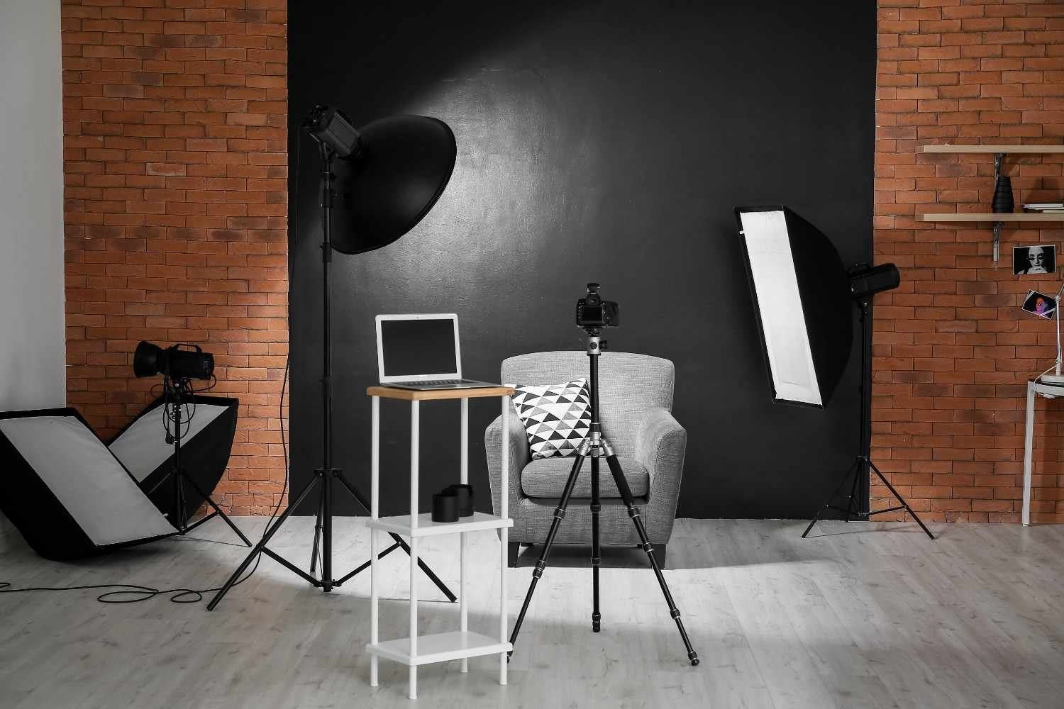 Studio interior setup